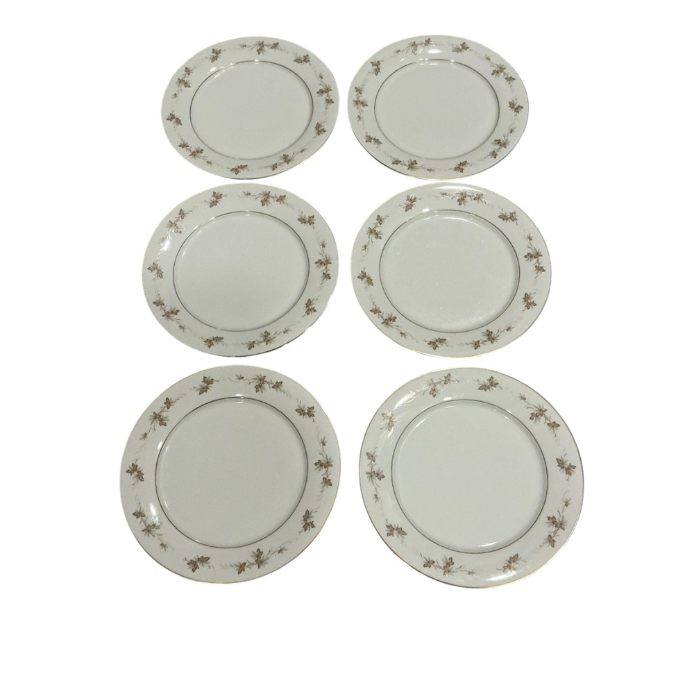 zylstra handcrafted autumn gold dinner plate set of 6 10 1/2”
